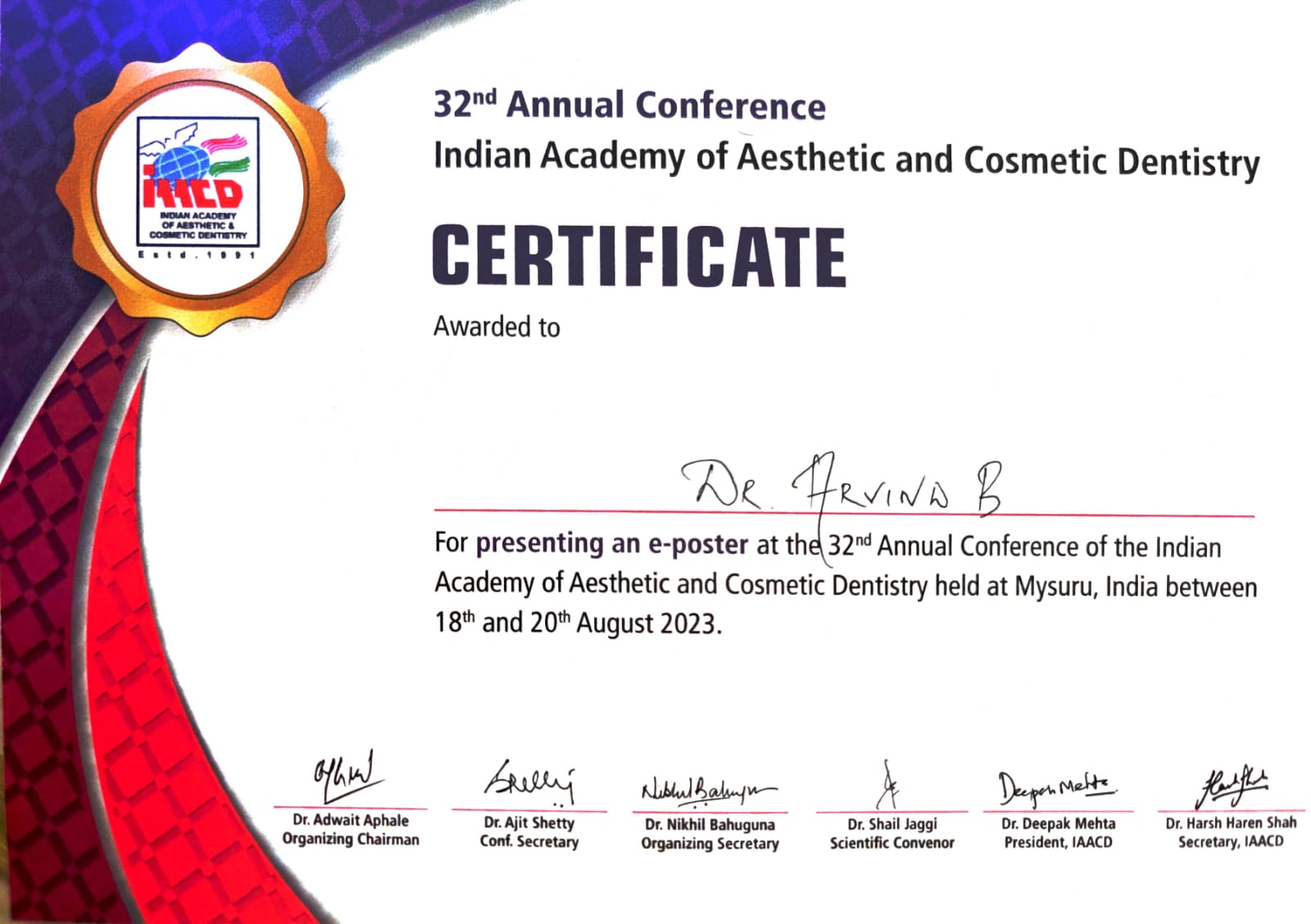 32nd IAACD Annual Conference 2023